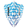 Red Dragon Red Dragon Gerwyn Price Hardcore Ionic Blue & White Burst Freestyle - Dart Flights