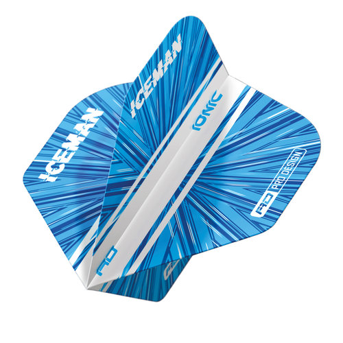 Red Dragon Red Dragon Gerwyn Price Hardcore Ionic Blue Burst - Dart Flights