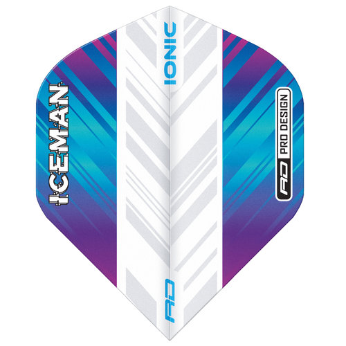 Red Dragon Red Dragon Gerwyn Price Hardcore Ionic Rainbow & White - Dart Flights