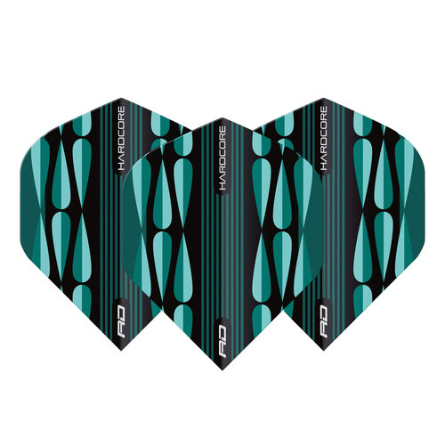Red Dragon Red Dragon Hardcore Radical Turquoise Teardrop - Dart Flights