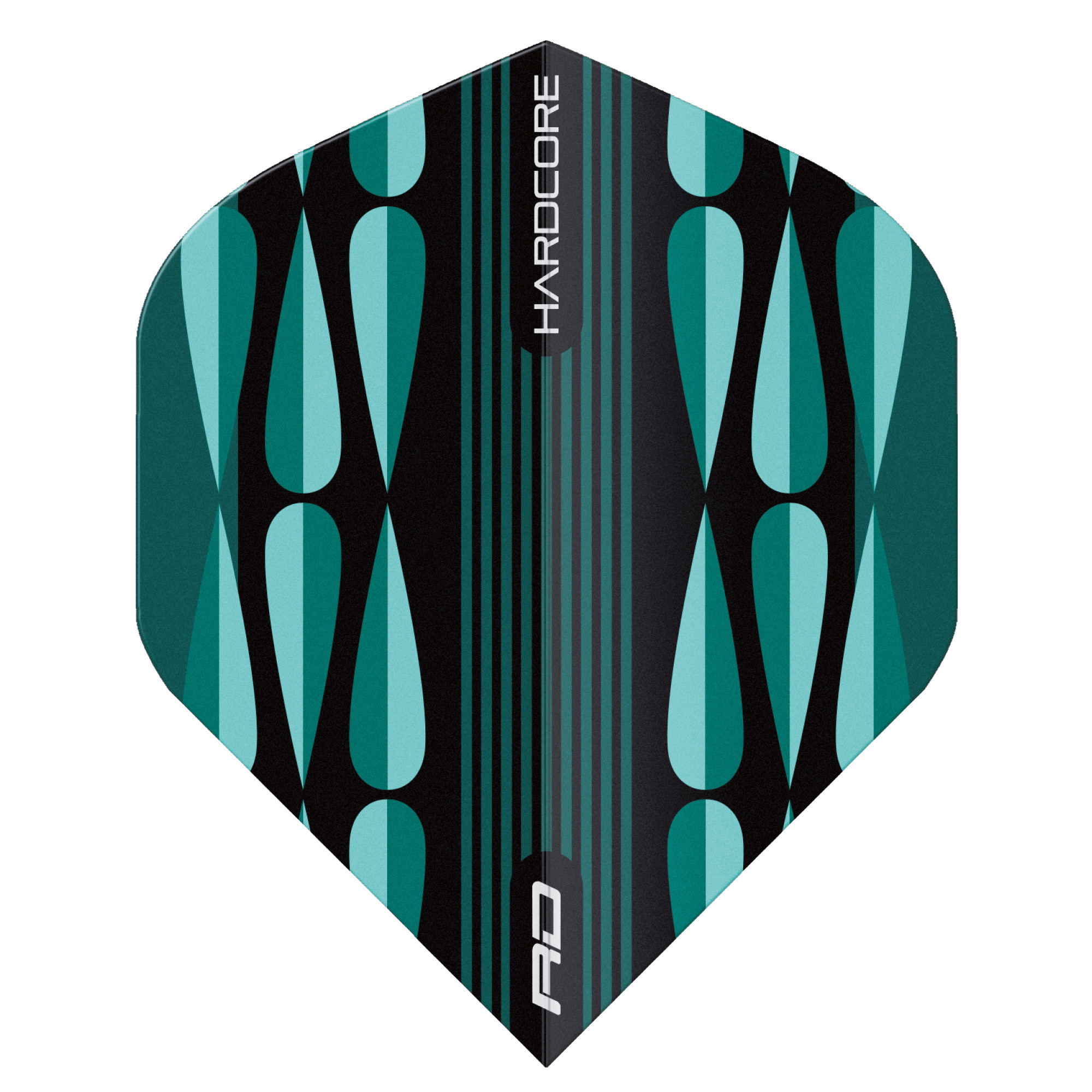 Red Dragon Hardcore Radical Turquoise Teardrop Dart Flights