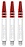 Red Dragon Nitrotech Ionic Snakebite White/Red - Dart Shafts