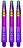 Red Dragon Nitrotech Ionic Snakebite Purple Dipped - Dart Shafts