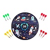 Longfield Darts Doppelseitige Magnetic/Paper Space Kinder Dartboard