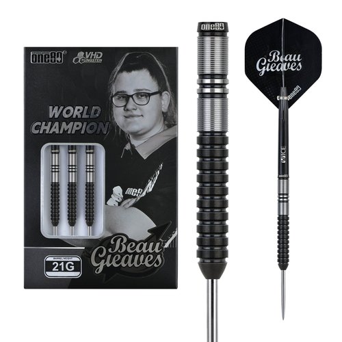 ONE80 Beau Greaves VHD Black Edition 90% - Steeldarts