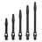 KOTO King Grip Aluminium Black - Dart Shafts