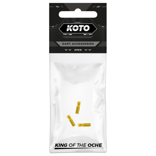 KOTO KOTO Aluminium Dart Flight Protector Gold