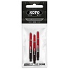 KOTO KOTO King Grip Colors Red Black - Dart Shafts