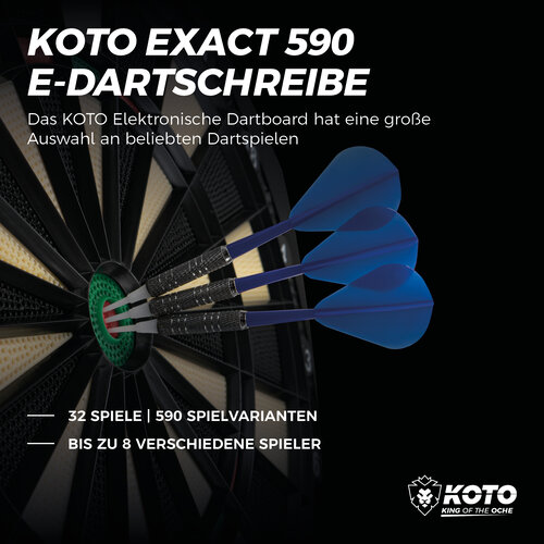 KOTO KOTO Exact 590 Elektronische Dartscheibe