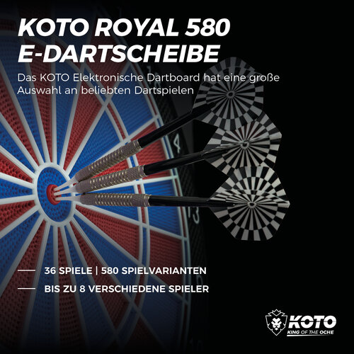 KOTO KOTO Royal 580 Elektronische Dartscheibe