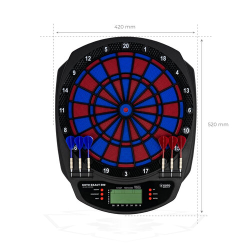 KOTO KOTO Exact 590 Classic Elektronische Dartscheibe