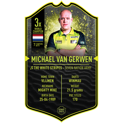 Ultimate Darts Ultimate Darts Card Michael van Gerwen