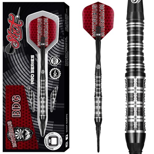 Shot Shot Pro Series Notorious BDG 90% Softdarts