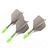 Cuesoul - ROST T19 Integrated Dart Flights - Big Wing - Grey Green - Dart Flights