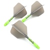 CUESOUL Cuesoul - ROST T19 Integrated Dart Flights - Big Wing - Grey Green - Dart Flights