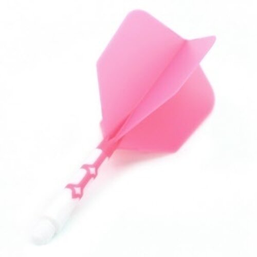 CUESOUL Cuesoul - ROST T19 Integrated Dart Flights - Big Wing - Pink White - Dart Flights