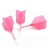 CUESOUL Cuesoul - ROST T19 Integrated Dart Flights - Big Wing - Pink White - Dart Flights