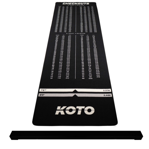 KOTO KOTO Oche Carpet Checkout 285 x 80 cm Dartmatte