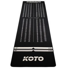 KOTO Carpet Checkout 285 x 80 cm Dartmatte