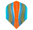 Harrows Silika Lumen NO6 Cyan & Orange Tough Crystalline Coated - Dart Flights