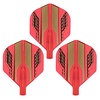 CUESOUL Cuesoul - Tero Flight System AK4 Golden Pattern - Red Standard - Dart Flights