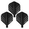 CUESOUL Cuesoul - Tero Flight System AK4 Honnycombs Pattern - Black Standard - Dart Flights