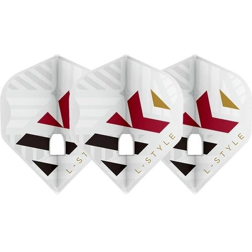 L-Style L-Style Champagne Flight L1 Pro Standard Nico Kurz V2 White - Dart Flights