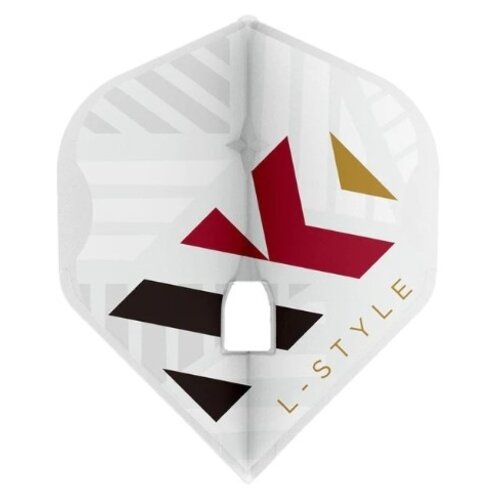 L-Style L-Style Champagne Flight L1 Pro Standard Nico Kurz V2 White - Dart Flights