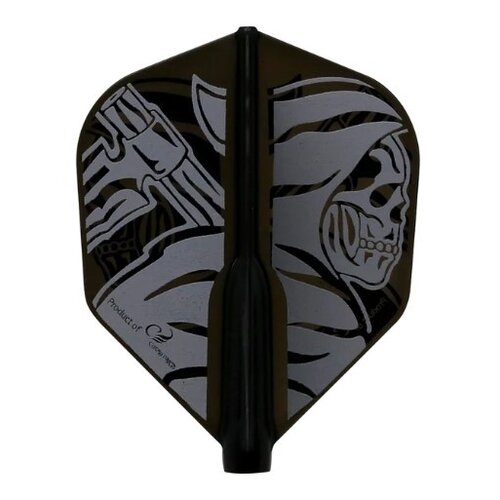 Cosmo Darts Cosmo Darts - Fit Flight AIR Reaper - Black Shape - Dart Flights