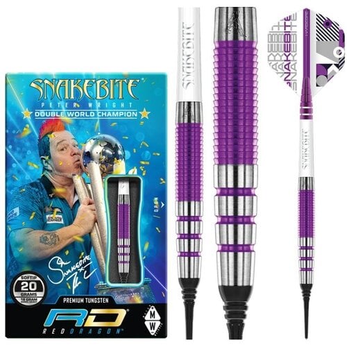 Red Dragon Red Dragon Peter Wright Snakebite PL15 Medusa 90% Softdarts