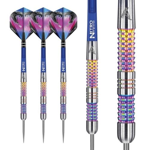 Red Dragon Red Dragon Peter Wright Snakebite Mamba Rainbow 90% - Steeldarts