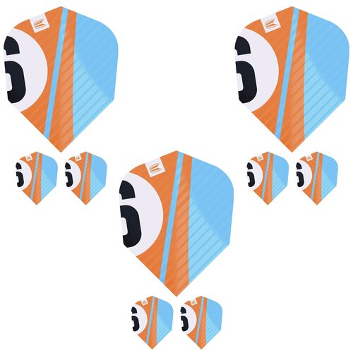 Target Target Chicane Pro Ultra Orange NO6 (3 pack) - Dart Flights