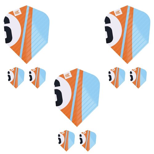 Target Target Chicane Pro Ultra Orange Ten-X (3 pack) - Dart Flights