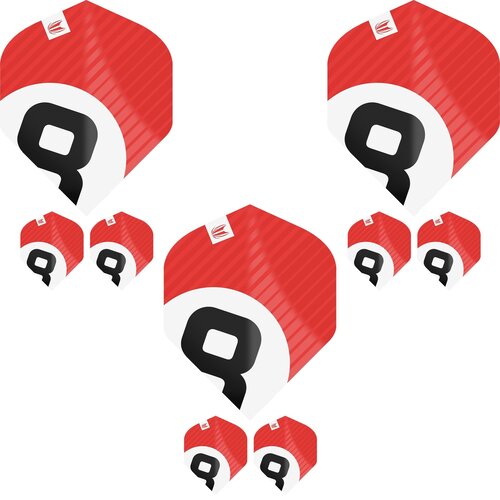 Target Target Chicane Pro Ultra Red NO2 (3 pack) - Dart Flights