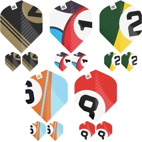 Target Target Chicane Pro Ultra Multi-Pack NO2 (5 pack) - Dart Flights