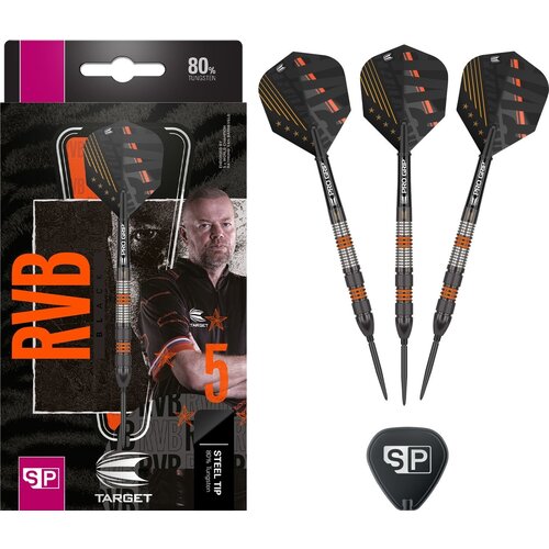 Target Target Raymond van Barneveld RVB 80% Black Swiss Point - Steeldarts