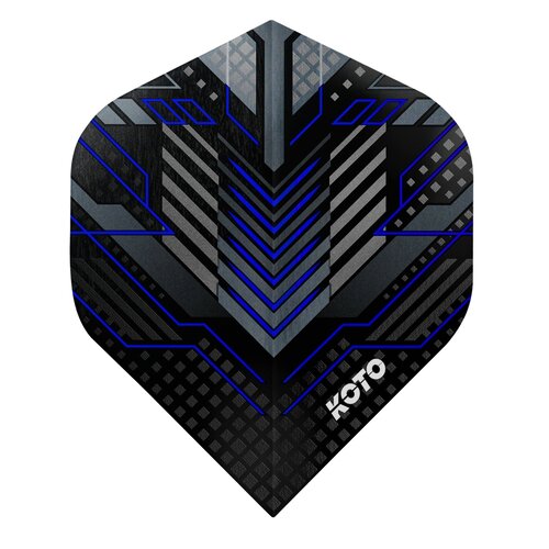 KOTO KOTO ZIZ-Matrix NO2 Dark Blue - 10 Sets - Dart Flights