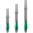 L-Style L-Shaft 2-Tone CBK Green - Dart Shafts