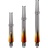 L-Style L-Shaft 2-Tone CBK Orange - Dart Shafts