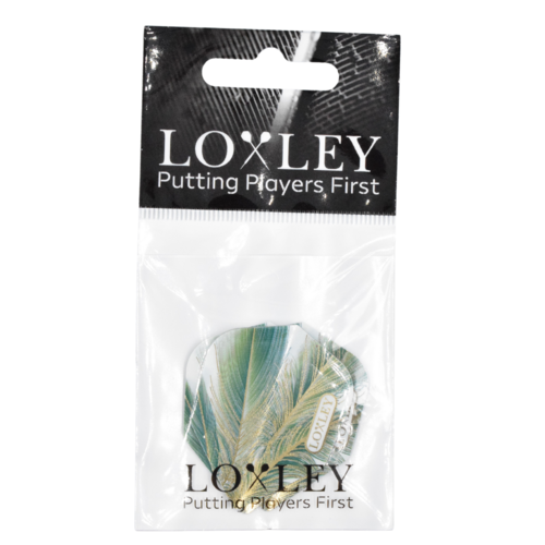 Loxley Loxley Feather Green & Gold NO6 - Dart Flights