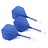 Cuesoul - ROST T19 Integrated Dart Flights - Standard Shape - Clear Blue - Dart Flights