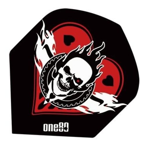 ONE80 ONE80 Poker 02 Black - Dart Flights