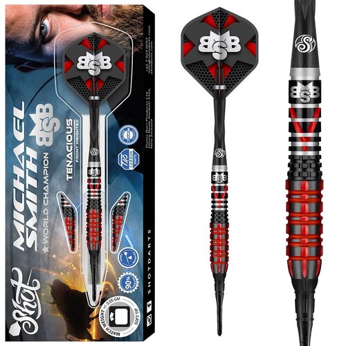 Shot Shot Michael Smith Tenacious 90% Softdarts