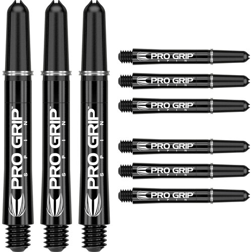 Target Target Pro Grip 3 Set Spin Black - Dart Shafts