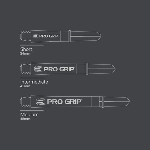 Target Target Pro Grip 3 Set Spin Clear - Dart Shafts