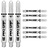 Target Pro Grip 3 Set Spin Clear - Dart Shafts