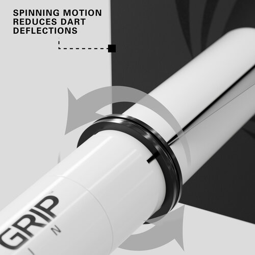 Target Target Pro Grip 3 Set Spin White - Dart Shafts