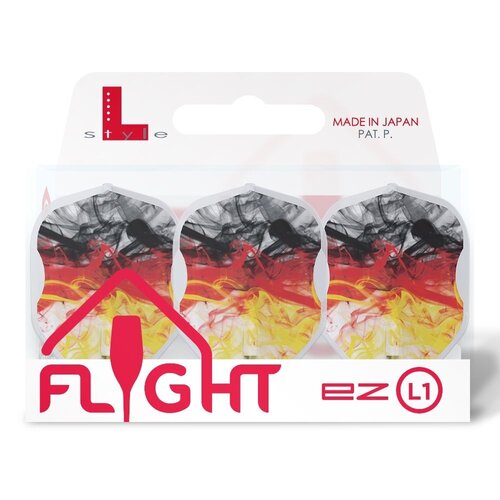L-Style L-Style L1 EZ RYB Clear White - Dart Flights