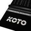 KOTO KOTO Carpet Checkout Grau + Oche 285 x 80cm Dartmatte