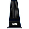 KOTO KOTO Carpet Checkout Blau + Oche 285 x 80cm Dartmatte